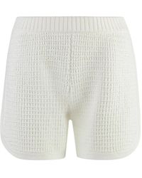 St. John - Gestrickte Shorts - Lyst