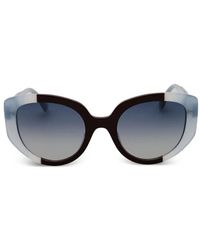 Moschino - Full-Rim Cat-Eye Sunglasses - Lyst
