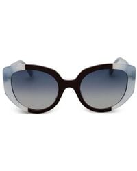 Moschino - Full-Rim Cat-Eye Sunglasses - Lyst
