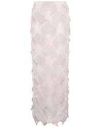 Paris Georgia Basics - Minijupe À Franges - Lyst