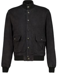Frescobol Carioca - Vincente Suede Bomber Jacket - Lyst
