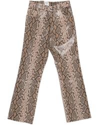MIDNIGHT RODEO - "1968" Snakeskin Print Trousers - Lyst