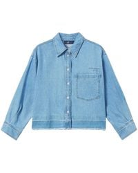 Twinset - Stud-Embellished Denim Shirt - Lyst