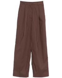 Thelatest - Axel Pleated Trousers - Lyst