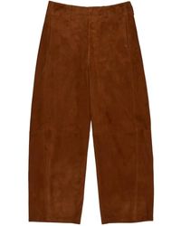 Bimba Y Lola - Pantalon À Empiècements En Daim - Lyst