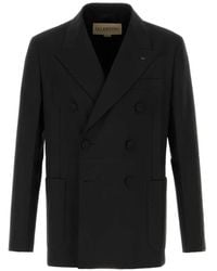 Valentino Garavani - Double-Breasted Wool Blazer - Lyst