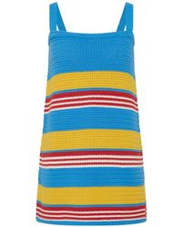 Posse - Tammy Crochet Mini Dress - Lyst
