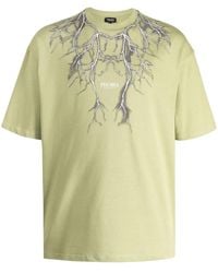 Phobia - Lightning-Print Cotton T-Shirt - Lyst