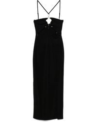 Nissa - Hardware-Detailed Midi Dress - Lyst