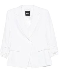 BOSS - Asymmetric-Sleeve Jacket - Lyst