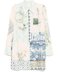 CAMILLA - Robe-Chemise À Imprimé Jardim Party - Lyst