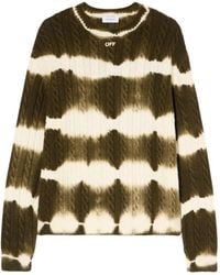 Off-White c/o Virgil Abloh - Jersey Con Motivo Tie-Dye - Lyst