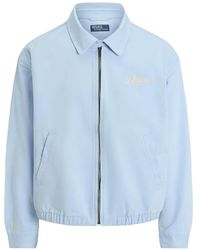 Polo Ralph Lauren - Zipped Embroidered-Detail Jacket - Lyst