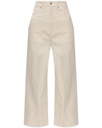A.P.C. - Thelma Pressed-Crease Wide-Leg Jeans - Lyst