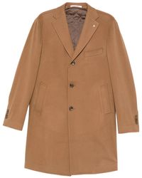 Tagliatore - Tailored Coat With Sharp Lapels - Lyst