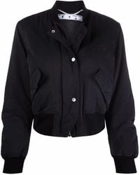 Off-White c/o Virgil Abloh - Black Bomber Jacket - Lyst