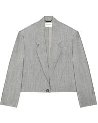 Givenchy - Single-Breasted Cropped Jacket - Lyst