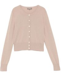 N.Peal Cashmere - Ivy Cropped Cardigan - Lyst