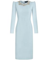 Jenny Packham - Mantra Crystal-Embellished Dress - Lyst