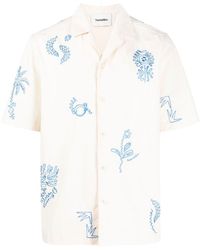 Nanushka - Bodil Embroidered Short-sleeve Shirt - Lyst