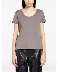 Max Mara - Broadcloth Wool T-Shirt - Lyst
