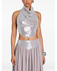 retroféte - Pyna Sequin-Embellished Top - Lyst