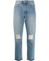 Zadig & Voltaire - Distressed Straight Jeans - Lyst