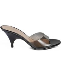 Gianvito Rossi - Sofia Transparent-Strap Heeled Mules - Lyst