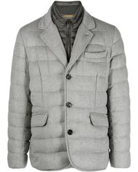 Moorer - Quilted Down Blazer - Lyst