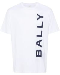 Bally - Logo-print Organic-cotton T-shirt - Lyst