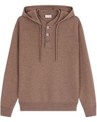 Fursac - Sudadera Con Capucha Y Solapa Con Botones - Lyst