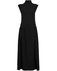 RAQUETTE - High-Neck Midi Dress - Lyst