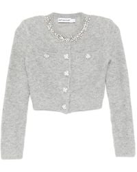 Self-Portrait - Vest Verfraaid Met Kristallen - Lyst