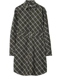 Burberry - チェック シャツドレス - Lyst