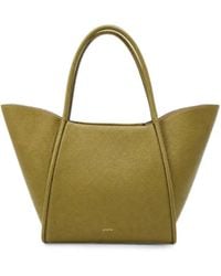 Poche Paris - Grainy Leather Tote Bag - Lyst