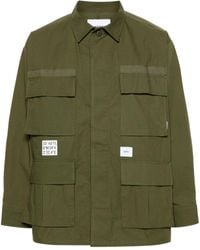 WTAPS - Camisa militar Identity - Lyst