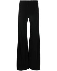 Alberta Ferretti - Flared Wide-Leg Trousers - Lyst