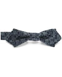 Corneliani - Abstract-Pattern Silk Bow Tie - Lyst