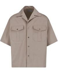 Balenciaga - Short-Sleeve Bowling Shirt - Lyst
