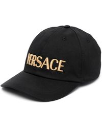 Versace - Gorra con logo bordado - Lyst