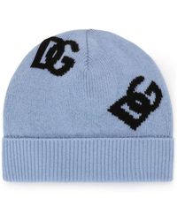 Dolce & Gabbana - Berretto Dna Con Logo Jacquard - Lyst