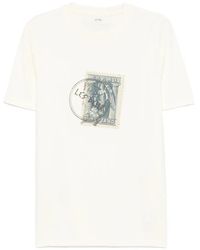 Les Deux - Stamp-Print T-Shirt - Lyst