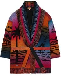 Alanui - Sunset Stories Fringed Cardi-Coat - Lyst