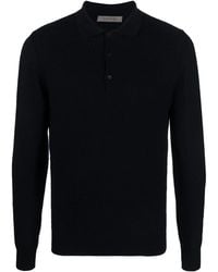 Corneliani - Virgin Wool Polo Shirt - Lyst