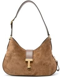 Tom Ford - Medium Monarch Suede Shoulder Bag - Lyst