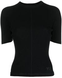 Y-3 - Fitted Ss Tee - Lyst