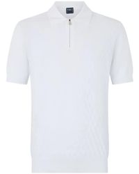 Fedeli - Zip-Fastening Knit Polo Shirt - Lyst