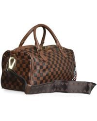 Sprayground - Check-Pattern Shark-Mouth Bowling Bag - Lyst