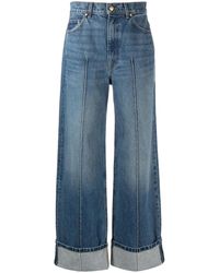 Ulla Johnson - Jeans Met Wijde Pijpen - Lyst