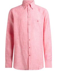 Etro - Striped Linen Shirt - Lyst